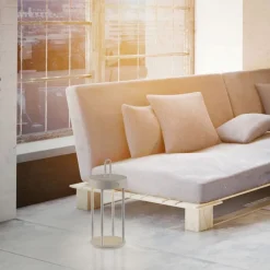 Just Light LED Akku Tischleuchte Aluminium dimmbar IP44 2 W Greige* Led Lampen|Schlafzimmer Lampen