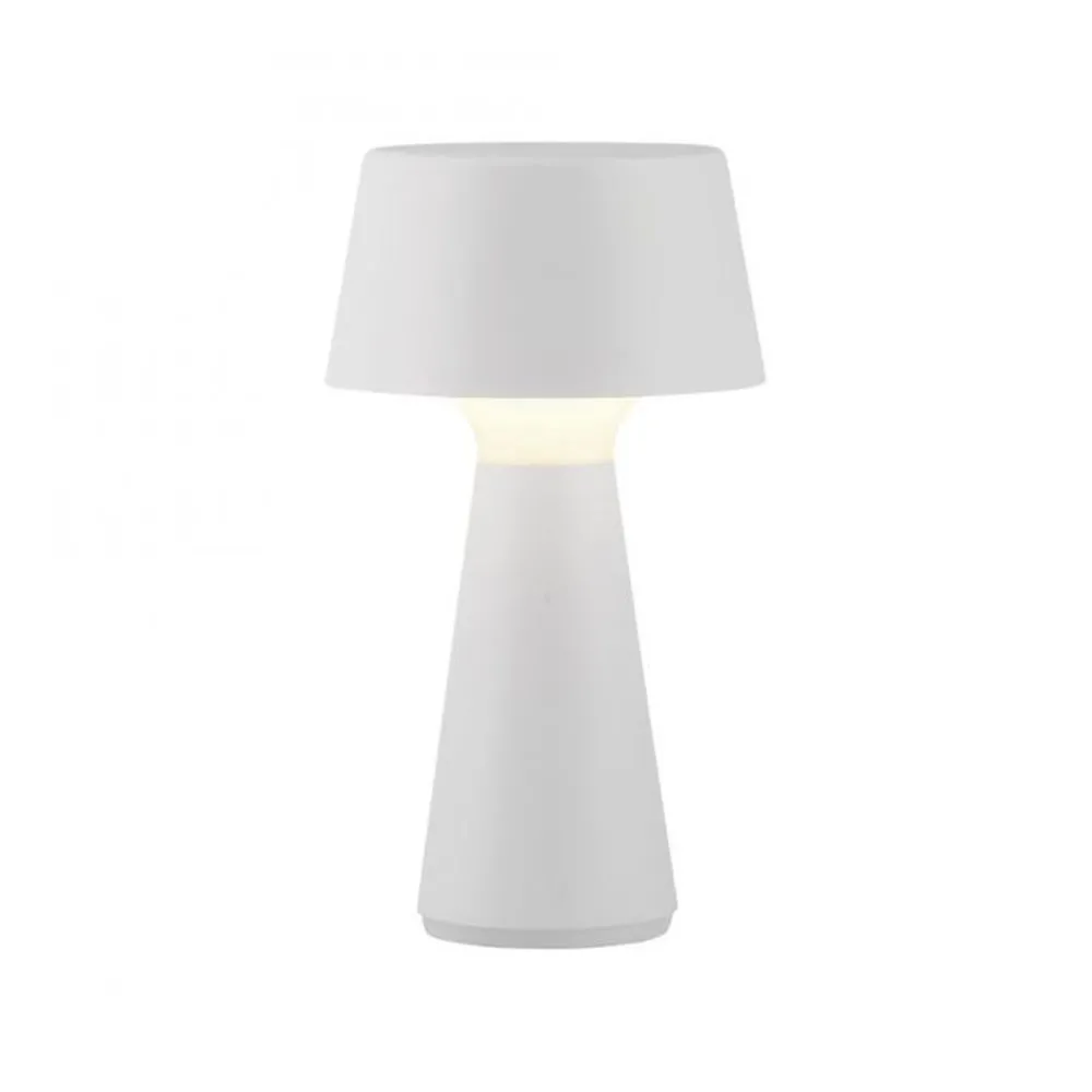 Sale Just Light LED Akku Tischleuchte dimmbar Touch IP54 Weiß 28,9 cm