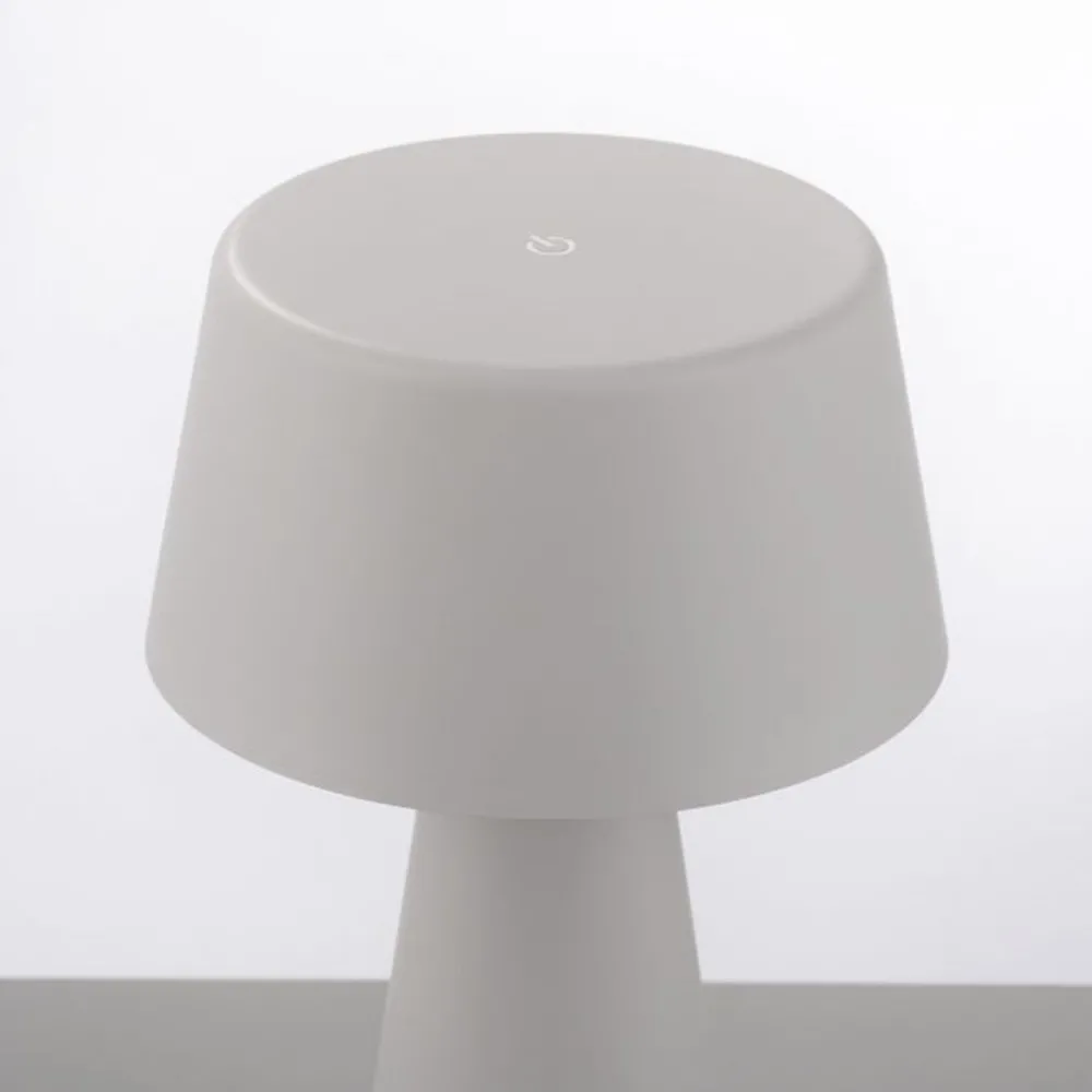 Sale Just Light LED Akku Tischleuchte dimmbar Touch IP54 Weiß 28,9 cm