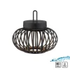 Hot Just Light LED Akku Tischleuchte dimmbar 22 cm IP44 2 W Schwarz