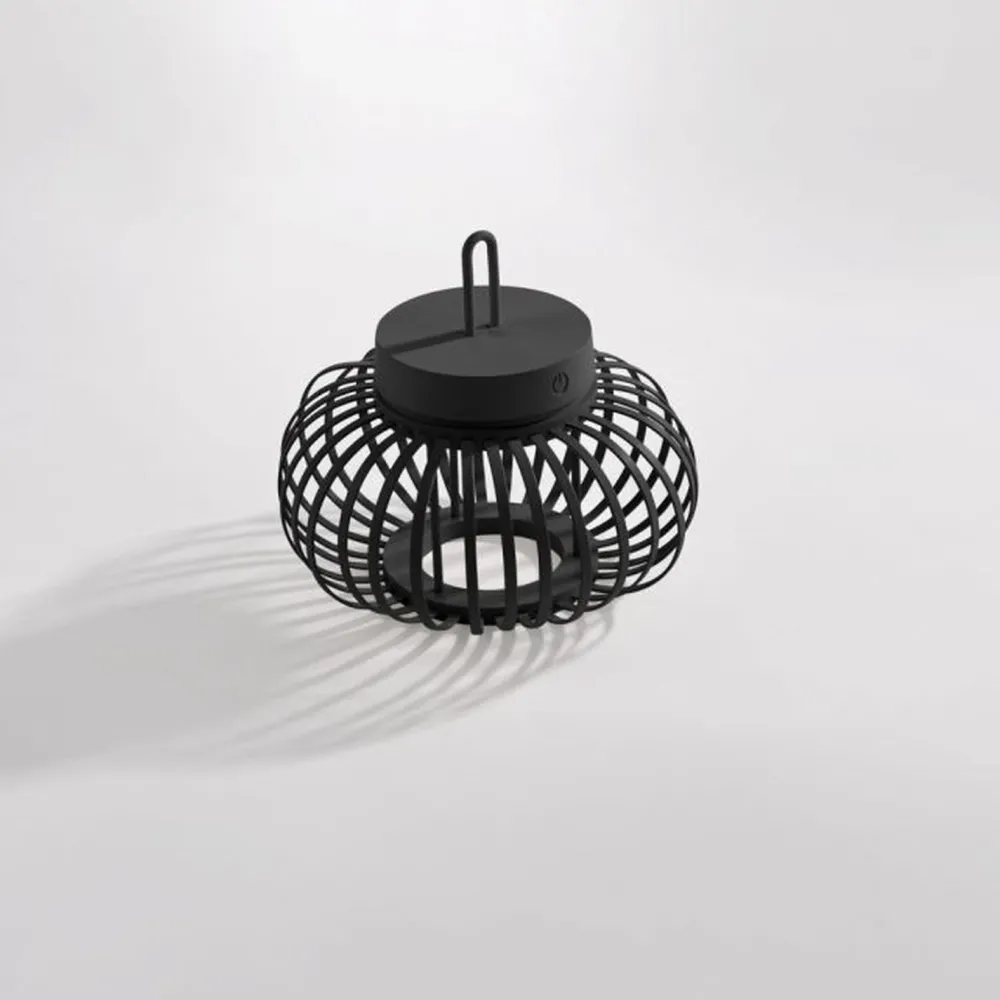 Hot Just Light LED Akku Tischleuchte dimmbar 22 cm IP44 2 W Schwarz