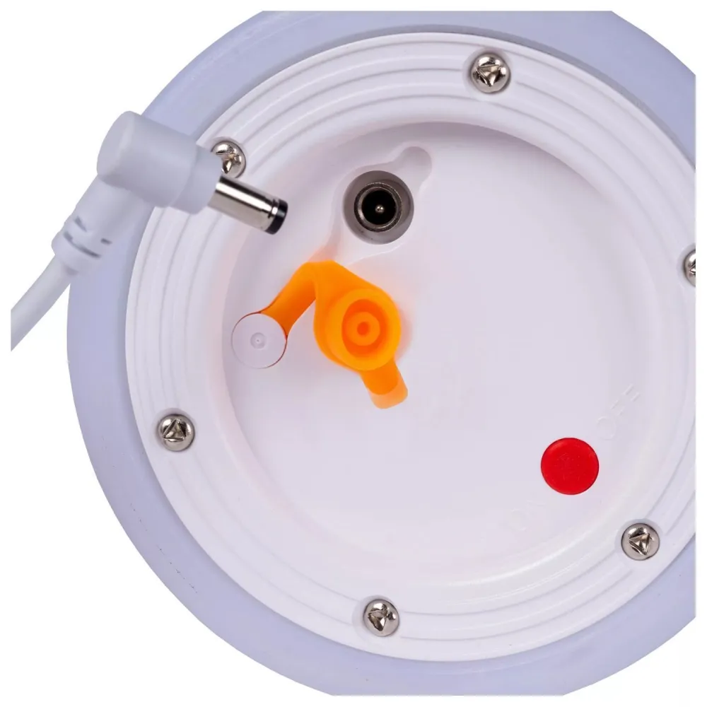 LED Akku Tischleuchte dimmbar Braun IP44 18,5 cm 3000 K