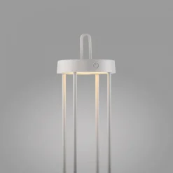 Just Light LED Akku Tischleuchte Metall dimmbar IP44 2700 K Weiß* Led Lampen|Schlafzimmer Lampen