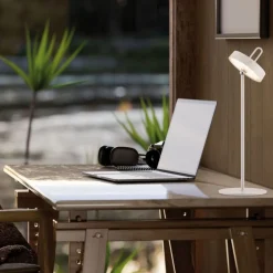 Just Light LED Akku Tischleuchte Weiß Dimmer Touch IP44 47,2 cm* Schlafzimmer Lampen|Tischlampen