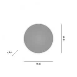 Paul Neuhaus LED Akku Wandlampe Grau dimmbar Fernbedienung Timer 1 W* Flurlampen|Wohnzimmerlampen