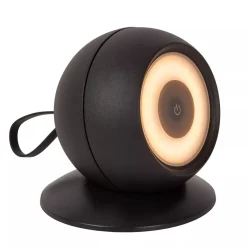 LED Akku Wandspot flexibel Schwarz H:11 cm IP54 3000 K* Kugellampen|Led Außenleuchten