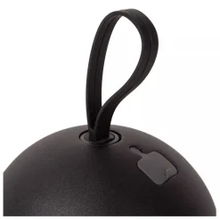 LED Akku Wandspot flexibel Schwarz H:11 cm IP54 3000 K* Kugellampen|Led Außenleuchten