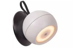 Clearance LED Akku Wandspot flexibel Schwarz Weiß IP54 3000 K