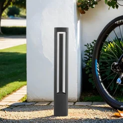 Searchlight LED Außen Aussenstehlampe Modern in Grau* Moderne Lampen|Led Außenleuchten