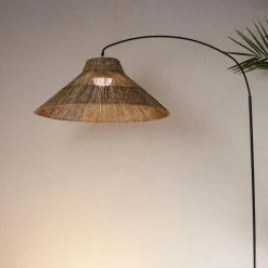 Newgarden LED Außenlampe Akku 155 cm 2-in-1 IP54 Seegras Metall* Metall Lampen|Wegeleuchten