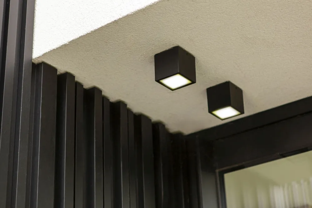 Eco-Light LED Außenlampe Aluminium Anthrazit 4000 K IP54 B:8,5 cm* Metall Lampen|Led Außenleuchten