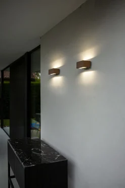 Eco-Light LED Außenlampe Aluminium Natur 10 W 4000 K IP54 B:14 cm* Metall Lampen|Led Außenleuchten