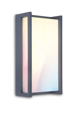 Eco-Light LED Außenlampe Aluminium RGB IP54 16 W H:22 cm dimmbar