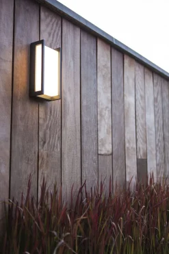 Eco-Light LED Außenlampe Aluminium RGB IP54 16 W H:22 cm dimmbar