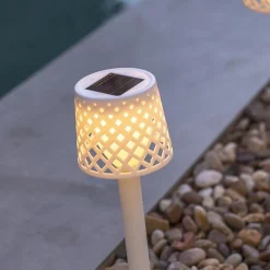 Online Newgarden LED Außenlampe Erdspieß 4er Set Weiß Solar H: 39 cm