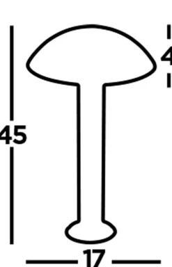 Searchlight LED Außenlampe Garten 45 cm IP44 Anthrazit 4000 K 505 lm