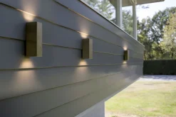 Eco-Light LED Außenlampe Up Down H:16,2 cm IP44 3000 K in Nickel* Led Außenleuchten|Moderne Außenleuchten