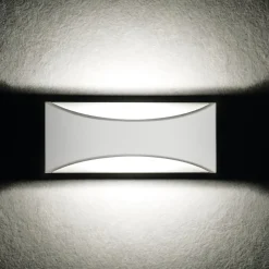 Kanlux LED Außenlampe Up Down Weiß IP54 Aluminium Eingang* Moderne Lampen|Led Außenleuchten