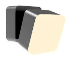 Outlet Easylight LED Außenlampe Wand Aluminium IP44 Anthrazit Weiß eckig