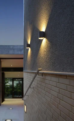 Best Eco-Light LED Außenlampe Wand Aluminium IP44 8 W 650 lm Anthrazit