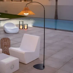 Newgarden LED Außenleuchte Akku 2700 K 2-in-1 Wand Steh* Metall Lampen|Wegeleuchten