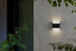 Eco-Light LED Außenleuchte Aluminium IP54 H:12,4 cm 7 W Up Down* Metall Lampen|Led Außenleuchten