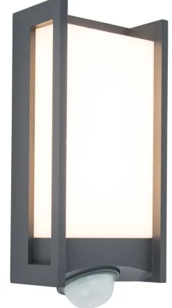 Eco-Light LED Außenleuchte Bewegungsmelder Farbwechsel Anthrazit* Moderne Lampen|Led Außenleuchten