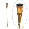 Online Newgarden LED Außenleuchte Fackel Erdspieß Solar 120 cm hoch Bambus IP44