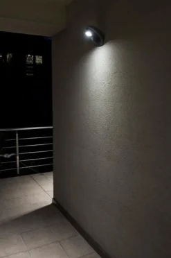 SU-MA LED Außenleuchte IP54 in Silber 4100K 345lm WABEK* Außenwandleuchten|Moderne Außenleuchten