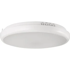 Strühm LED Außenleuchte mit Bewegungsmelder IP65 rund Ø 30 cm Weiß* Badezimmer Lampe|Feuchtraumleuchten