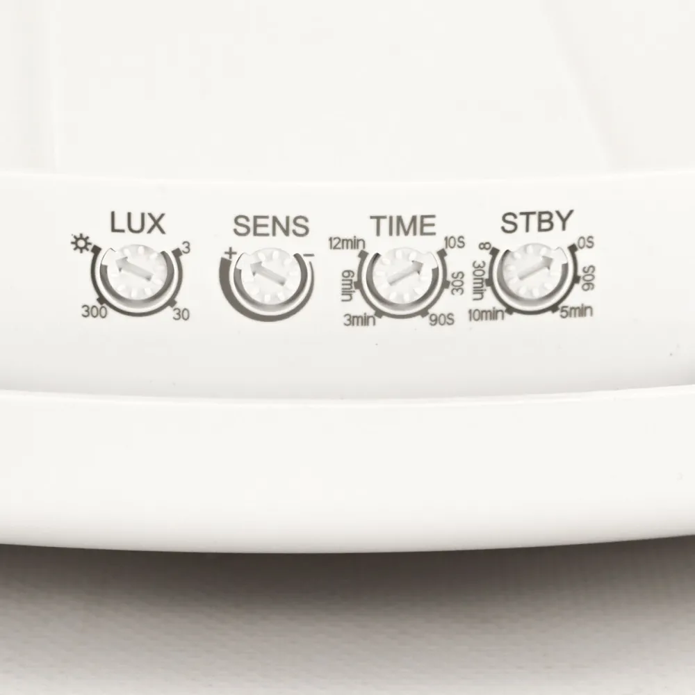 Strühm LED Außenleuchte mit Bewegungsmelder IP65 rund Ø 30 cm Weiß* Badezimmer Lampe|Feuchtraumleuchten