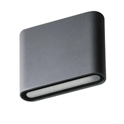 Online Kanlux LED Außenleuchte Up Down Grau Aluminium IP54 Fassade