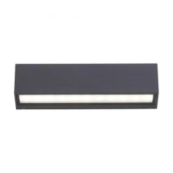 Paul Neuhaus LED Außenleuchte Wand Aluminium B:25 cm IP65 Up & Down* Feuchtraumleuchten|Badezimmer Lampe