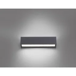 Paul Neuhaus LED Außenleuchte Wand Aluminium B:25 cm IP65 Up & Down* Feuchtraumleuchten|Badezimmer Lampe