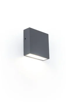 Eco-Light LED Außenleuchte Wand Anthrazit IP54 4000 K Up Down