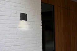 Eco-Light LED Außenleuchte Wand Anthrazit IP54 4000 K Up Down