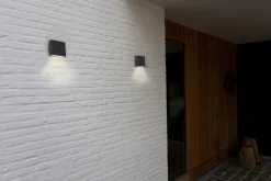Eco-Light LED Außenleuchte Wand Anthrazit IP54 4000 K Up Down