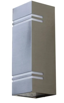 Eco-Light LED Außenleuchte Wand Up Down Edelstahl IP54 3000 K* Metall Lampen|Led Außenleuchten