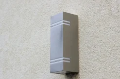 Eco-Light LED Außenleuchte Wand Up Down Edelstahl IP54 3000 K* Metall Lampen|Led Außenleuchten