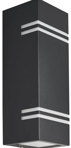 Online Eco-Light LED Außenleuchte Wand Up Down Aluminium IP54 3000 K