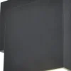 Eco-Light LED Außenleuchte Wand Up Down IP44 B:19,5 cm Schwarz