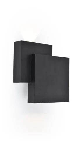 Eco-Light LED Außenleuchte Wand Up Down IP44 B:19,5 cm Schwarz