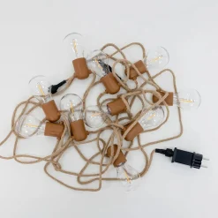 Newgarden LED Außenlichterkette 5m 10x E27 IP44 2700 K mit Stecker* Außenlichterketten|Dekolampen Außen