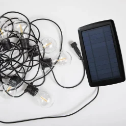 Best Newgarden LED Außenlichterkette Solar IP44 Schwarz 2700 K 5m lang