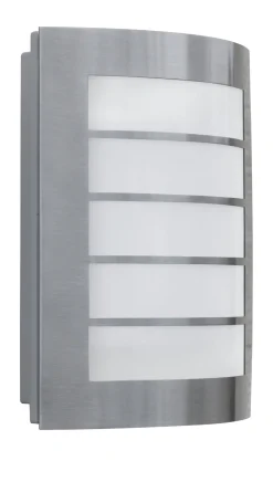 Sale Eco-Light LED Außenwandlampe Edelstahl IP44 H:21,6 cm 850 lm 8 W