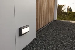 Eco-Light LED Außenwandlampe Schwarz B:32 cm 3000 K IP54 blendarm* Metall Lampen|Led Außenleuchten