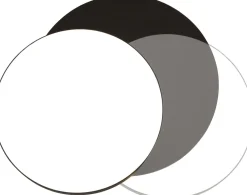 Eco-Light LED Außenwandlampe Schwarz IP54 rund Ø30 cm 3000/4000 K* Led Außenleuchten|Außenwandleuchten