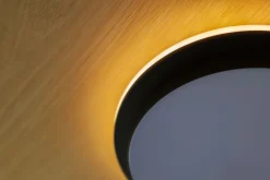 Eco-Light LED Außenwandlampe Schwarz IP54 rund Ø30 cm 3000/4000 K* Led Außenleuchten|Außenwandleuchten