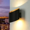 Nowodvorski LED Außenwandlampe Up Down in Gold Schwarz IP54 5W* Außenwandleuchten|Moderne Lampen
