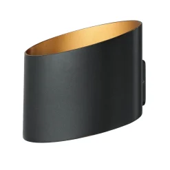 Nowodvorski LED Außenwandlampe Up Down in Gold Schwarz IP54 5W* Außenwandleuchten|Moderne Lampen